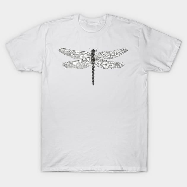 Blossom Dragonfly T-Shirt by SamuelJ